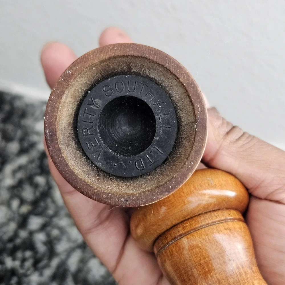 Vintage Wood Set Salt & Pepper Shakers‎ Pepper Grinder Mill